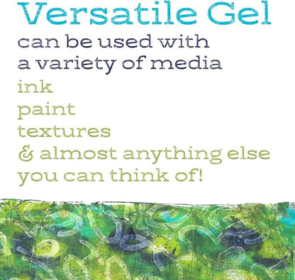 Gel Press Monoprinting Print Plate – 6” Circle Gel Plate - Image 4