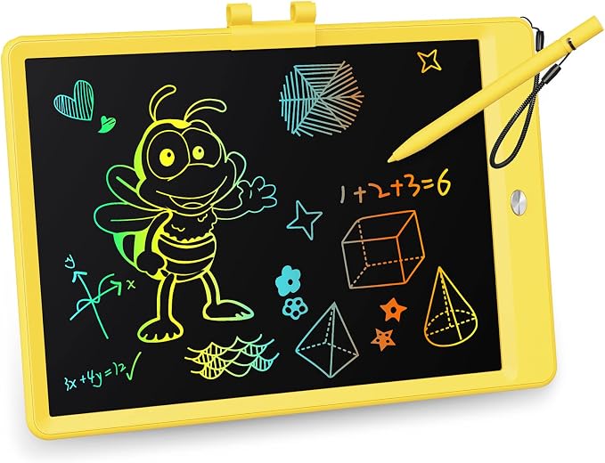 KOKODI LCD Writing Tablet, 10 Inch Colorful Doodle Board Drawing Tablet by WhereKidsLearnThroughPlay