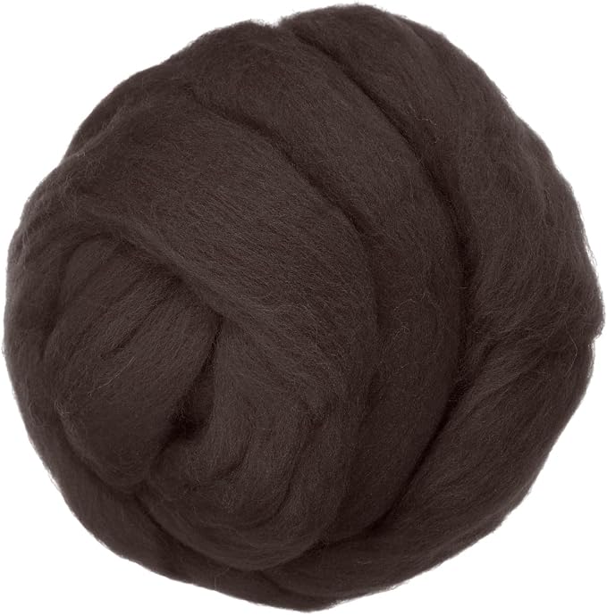 PATIKIL Wool Roving Yarn, 150G/5.3OZ Soft Felting Wool Pure Chunky Roving Yarn by PATIKIL