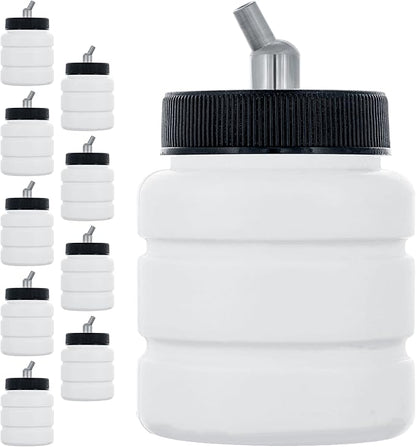 Master Airbrush TB-006 Empty 2.7-Ounce Plastic Jar Bottles by MasterAirbrush