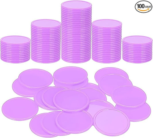 uxcell Plastic Poker Chips, Learning Counters Counting Counters Disks Markers by uxcell