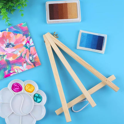 14 Pack 9 Inch Wood Easel, Painting Party Easel, Kids Student Tabletop Easels - Image 6
