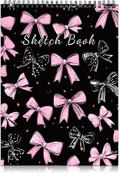 Cabreche Cute Sketchbook Top Spiral Bound Sketch Pad, 9 x 12 inch, 100GSM Thick by Cabreche