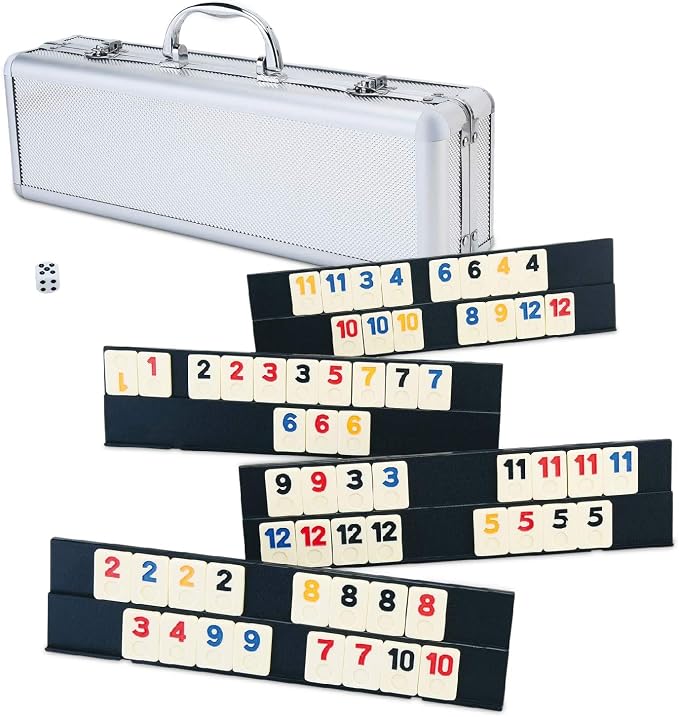 ERLLE - 106 Rummy Tiles Game Set by Erlle
