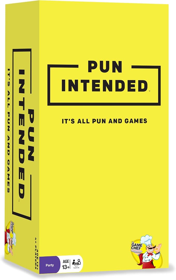 Pun Intended Party Game for Pun Lovers by TheGAMECHEF