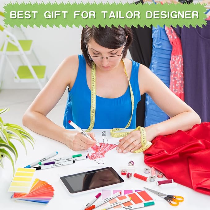 Crtiin 12 Pcs Iron on Transfer Markers Sublimation Markers Embroidery Transfer - Image 5