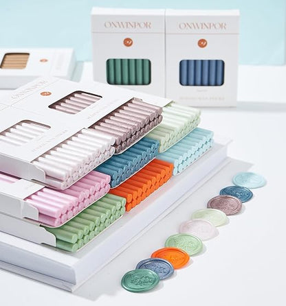 Baby Blue Wax Seal Sticks, ONWINPOR 20pcs Glue Gun Wax Sealing Sticks - Image 5