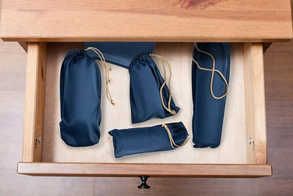 Valante Set of Microfiber Drawstring Storage Bags - Image 5