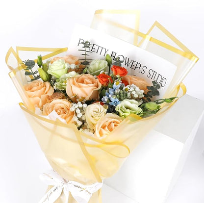 FUHITIM 20 Sheets Flower Wrapping Paper - Image 5