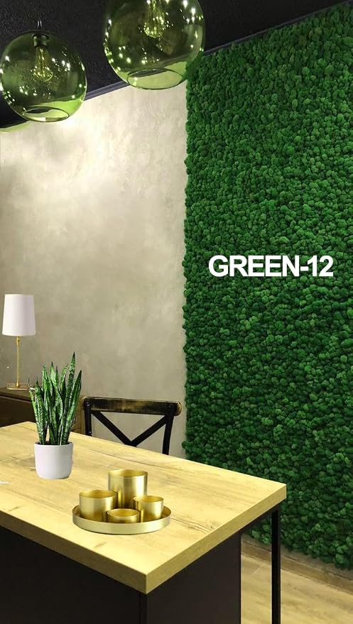 Preserved Reindeer Moss Natural Green DIY Kit Gardenning Art Wall Decor Florist - Image 5