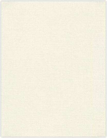 LUXPaper 8.5" x 11" Paper | Letter Size | Natural Linen | 32lb Paper Weight | by LUXPaper