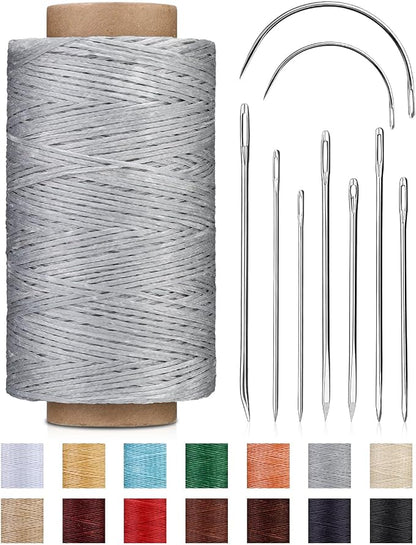 DIUDUS 218 Yards Waxed Thread, Upholstery Thread Heavy Duty by Diudus