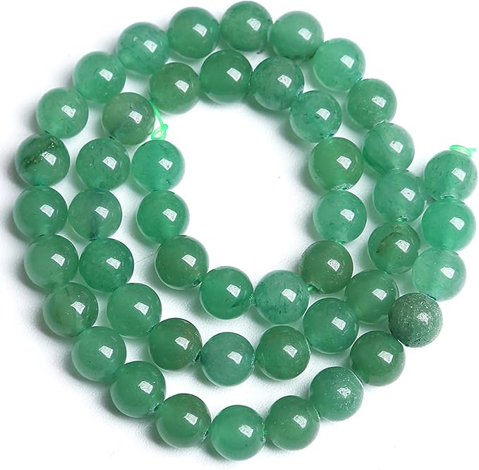 72PCS 10MM Natural Green Aventurine Beads Natural Gemstone Crystal Energy Stone - Image 3