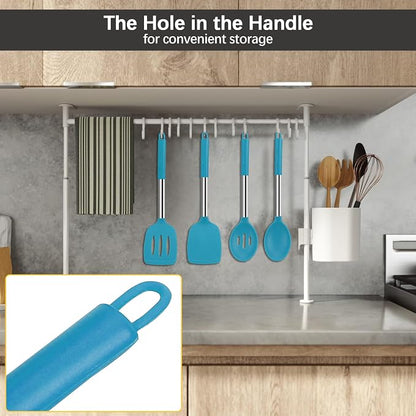 Silicone Spatula Spoon Set, BPA Free Kitchen Turners - Image 6