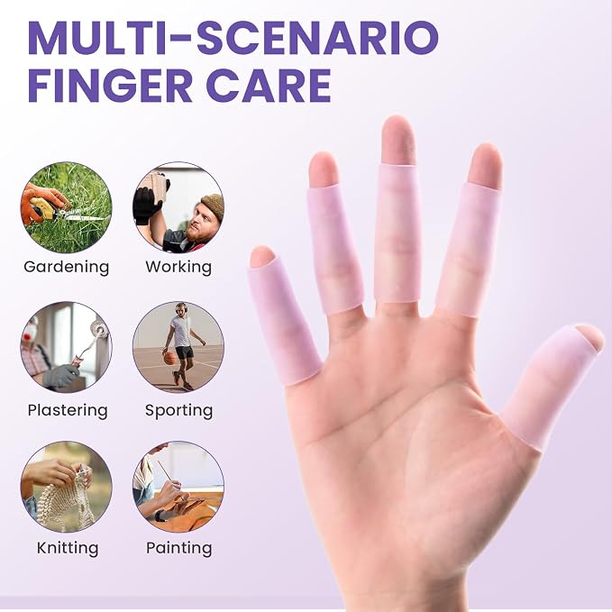 20 PCS Gel Finger Sleeve Protectors - Image 6