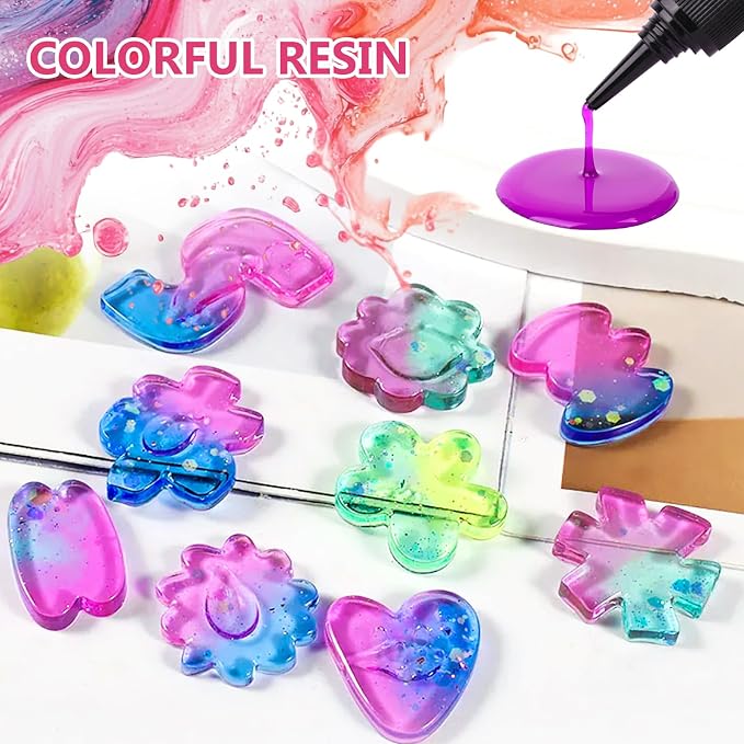 KISREL UV Resin, 20 Colors - 400g UV Resins Kit - Image 5