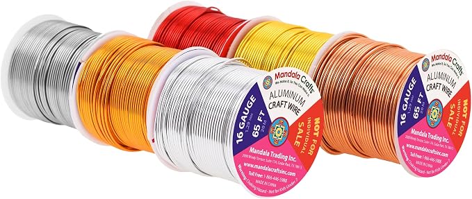 Mandala Crafts 16 Gauge Anodized Aluminum Craft Wire - Image 2