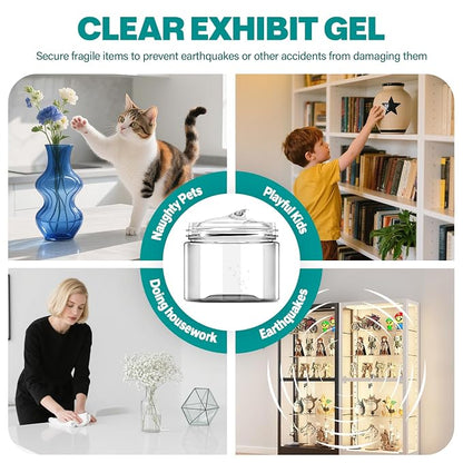6.07 OZ Clear Exhibit Gel for Museum, Removable Clear Exhibit Putty for Museum - Image 3