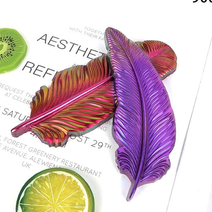Wehous 3PCS Feather Resin Mold 3D Feather Shape Silicone Molds - Image 4