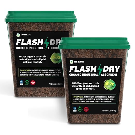 FlashDry All Purpose Organic Industrial Absorbent by FLASHDRY