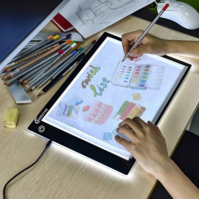 Light Box Drawing Pad, Tracing Board by XIAOSTAR