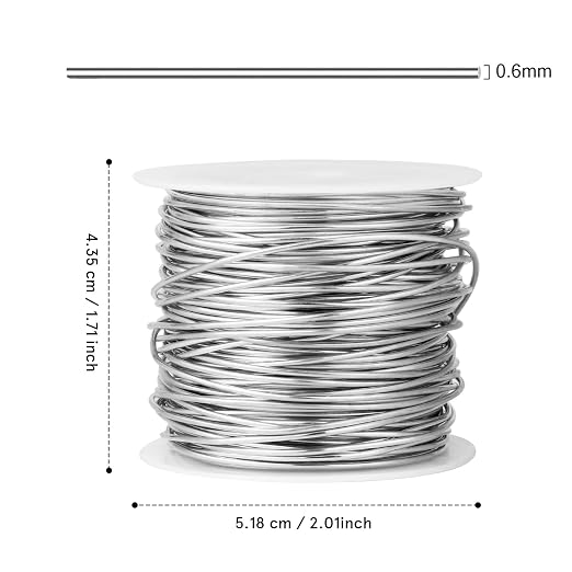 164FT Jewelry Wire 22 Gauge Tarnish-Resistant Copper Beading Wires Roll Bulk - Image 3