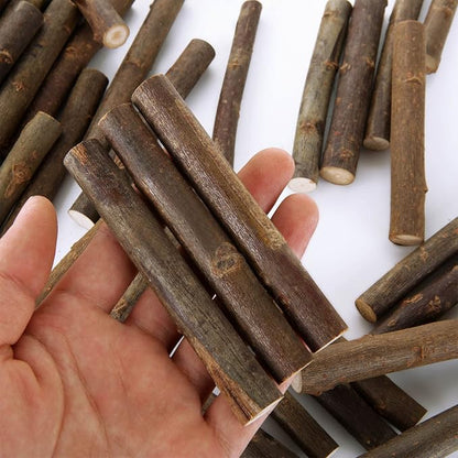 100PCS 4 inch Wood Log Sticks for Crafts 0.4-0.6 inch in Diameter - Image 4