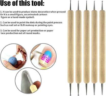 Pottery Sculpting Tools 32PCS Ceramic Clay Carving Tools Set - Image 5