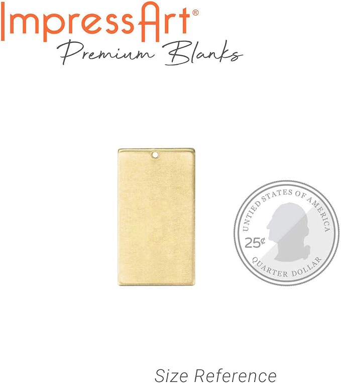 ImpressArt - Premium Metal Stamping Rectangle Blanks - Image 3
