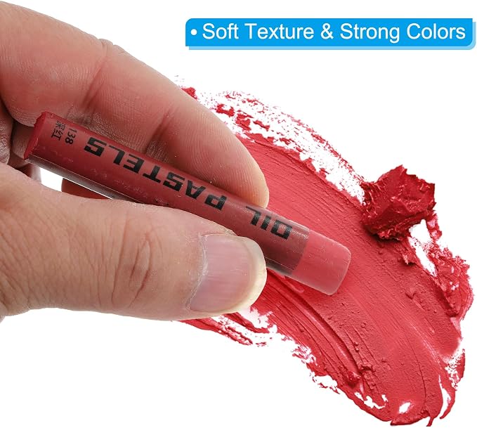 PATIKIL Red Oil Pastels - Image 4