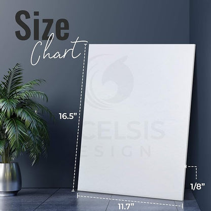 White Foam Board 11.7 x 16.5 x 1/8" Inch, 15 Pack Acid-Free Foam Core Poster - Image 2