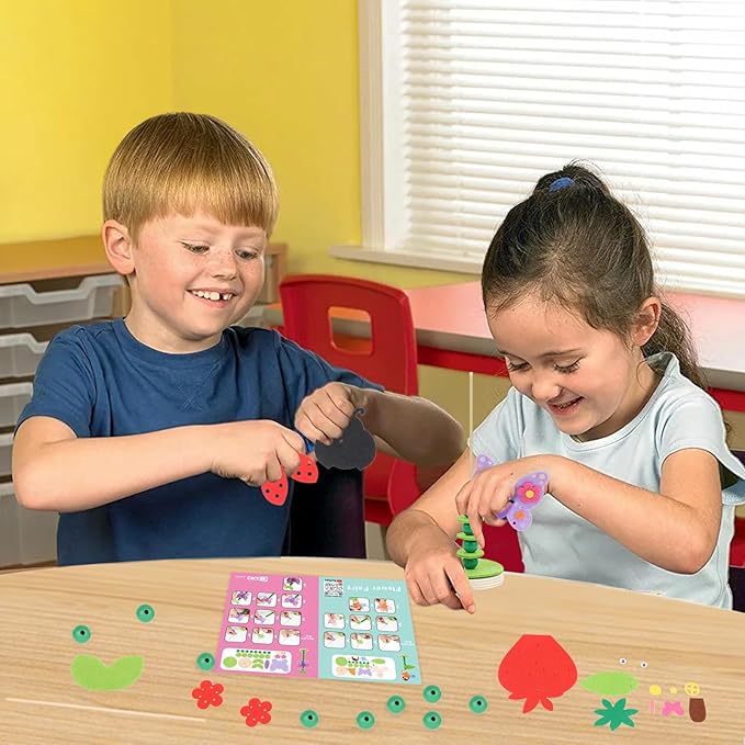 Coola Craft Kit Set for Preschool Kids, Educational Felt & Wood Flower Fairy - Image 5