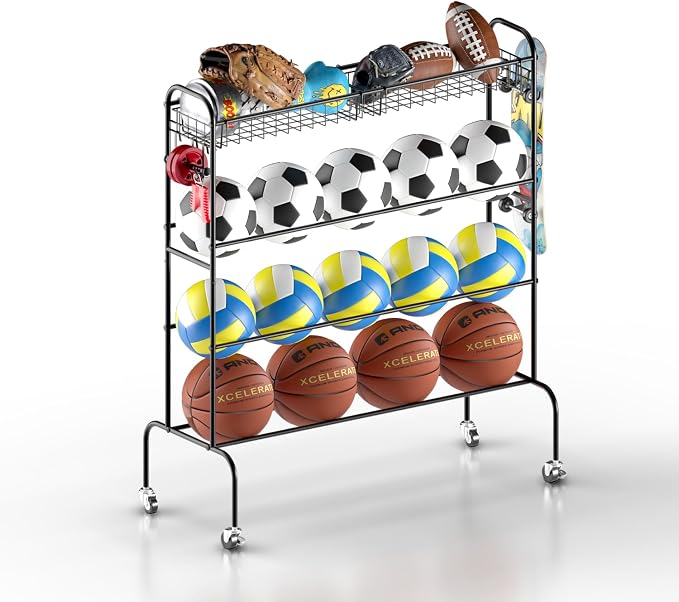 Ball Storage - 22.83" Basketball Cart by LhysnWeareprofessionalracksellerwith20yearsofexperience