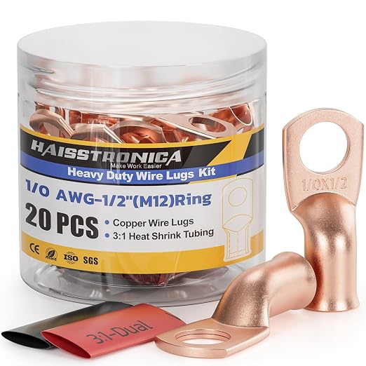 haisstronica 10pcs 1/0 AWG by HAISSTRONICA