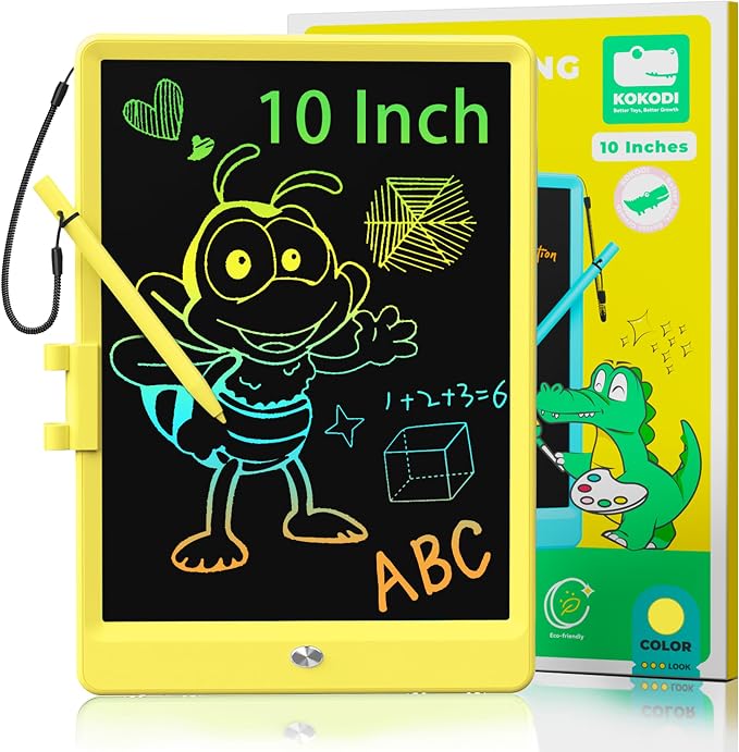 KOKODI LCD Writing Tablet, 10 Inch Colorful Doodle Board Drawing Tablet - Image 8
