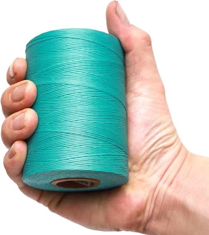 Waxed Thread, 852Yards 150D 0.8mm Flat Polyester Wax Thread - Image 3