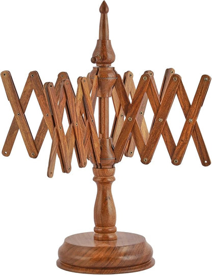 Bhartiya Handicrafts Rosewood Yarn Winder & Swift Combo | Large Capacity 10 Oz - Image 2