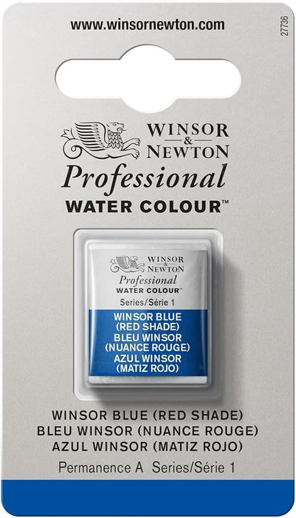 Winsor & Newton Professional Water Colour Paint, Half Pan, Winsor Blue Red Shade by WinsorNewton