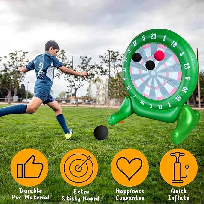 6Ft Tall Giant Kick Darts Games Inflatable Giant Kick Darts Games, Jumbo - Image 5