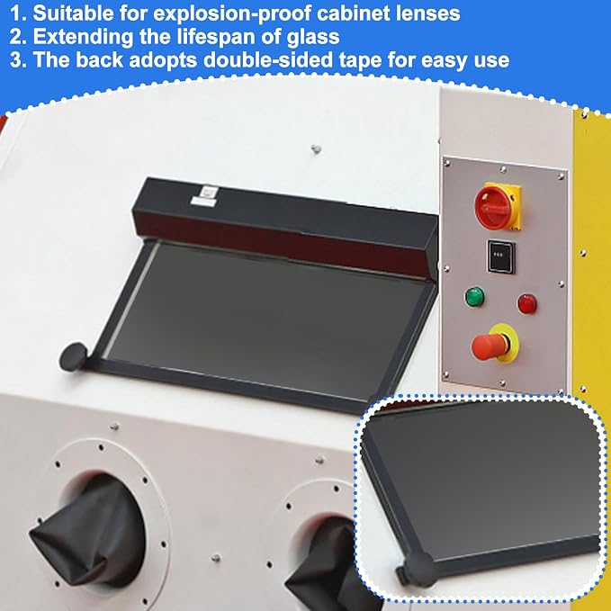 24 Pack Abrasive Blasting Cabinet Lens Cover - Image 4