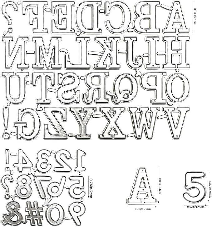 Letters and Number Metal Cutting Dies - Image 2