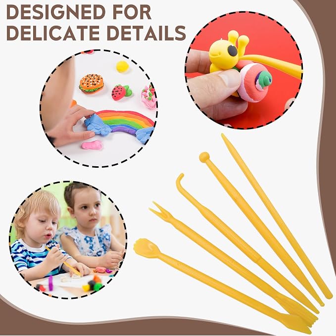 Clay Tools, Air Dry Clay, Sculpting Tools Dotting Ball Stylus Pen - Image 4