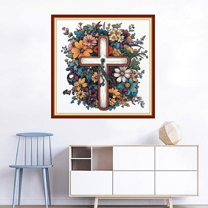 Joyhoor Cross Stitch Kits for Beginners Stamped Cross-Stitch Supplies - Image 2