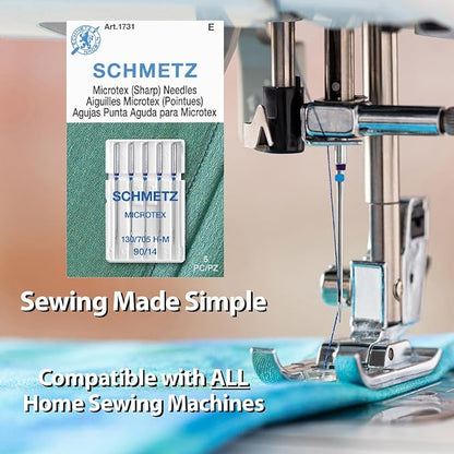 SCHMETZ Microtex Sharp Sewing Machine Needles - Image 2