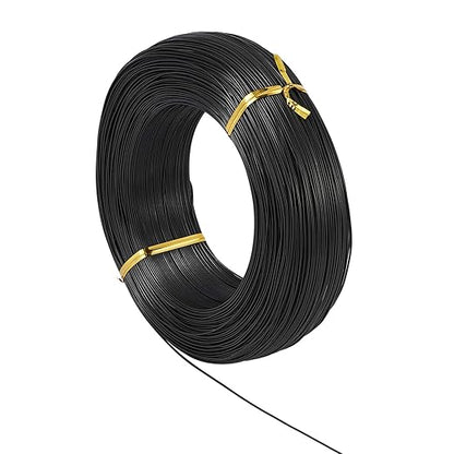 Fashewelry 984 Feet 0.8mm Black Aluminum Wire Bendable Metal Craft Wire String - Image 2