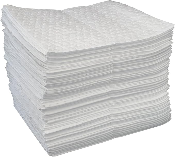 Autocare Heavyweight Oil Absorbing Pads | White Absorbing Heavy Weight Oil-Only by AUTOCARE