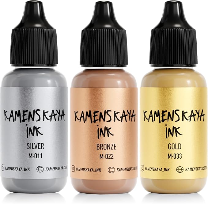 Metallic Alcohol Ink Set by Kamenskaya