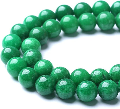 12MM Blackish Green Cloudy Chalcedony Stone Beads Round Loose Beads - Image 4