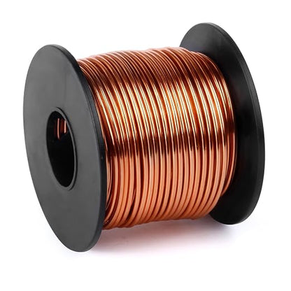 Aluminum Craft Wire, 75 Feet 1.5mm/ 16 Gauge Copper Bendable Soft Metal by Cadikez
