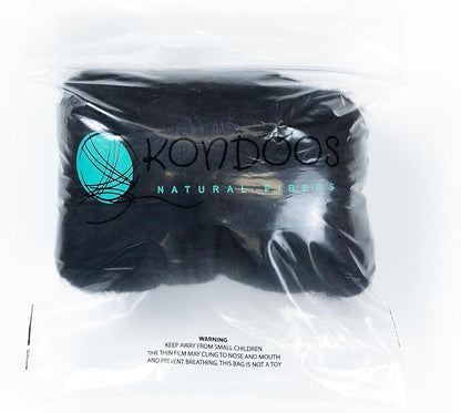 Colored Natural Bulk Wool roving, 8 OZ. Best Wool - Image 3